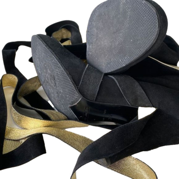 MARC Jacobs Ankle Boots Black and Gold Size 38.5 - Picture 6 of 9